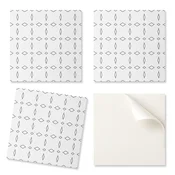 shumee Paket samolepilnih vinilnih ploščic z geometrijskim diamantnim vzorcem 4x50x50 cm