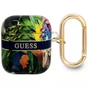 Guess GUA2HHFLB AirPods cover blue Flower Strap Collection (GUA2HHFLB)