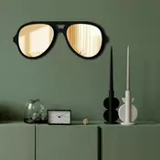 Wallity Ogledalo Ozgl508, 70x28 cm, Zlatne boje