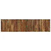 Vidaxl Naglavna deska Multicolor 200 cm Masivni les Reclaimed