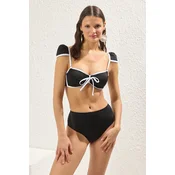 Trendyol Milla Ženski kupaci kostim Tbess25Bt00146, Crni