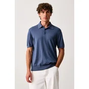 Armani Exchange pletena polo majica moška bombažna