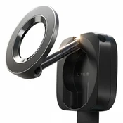 Magnetno avtomobilsko držalo Lisen YL0224110001 za armaturno ploščo, 360° rotacija, zložljivo, s sponko za mizo - black