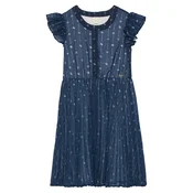 Guess Elegantna obleka J6RK13 WA2T0 Mornarsko modra Regular Fit