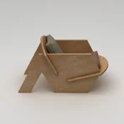 Hanah Home Fotelja Bird, 70x56x54 cm, Smeda