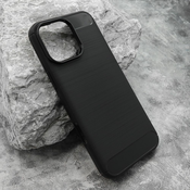 Maska silikon BRUSHED za iPhone 16 Pro Max/ crna