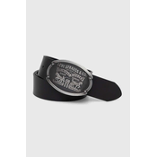 LEVIS ® Remen Billy  srebrno siva / crna