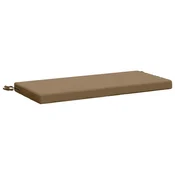 Vidaxl Blazina za klop SOEST 100% poliester Taupe 60 x 40 x 5 cm