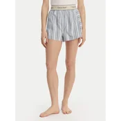 Calvin Klein Underwear Kratke hlače pižama LV00QS7519 Modra Relaxed Fit