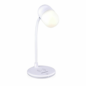 LED Svjetiljka sa Zvucnikom i Bežicnim Punjacem Grundig Bijela O 12 x 26 cm Plastika 3 u 1