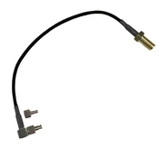 shumee Pigtail CRC9-TS9/SMA vtičnica RG174 15cm