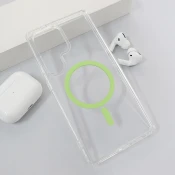 Maska Mag Case Crystal Clear S25 Ultra/ S938B zelena