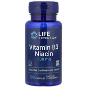 Vitamin B3 Niacin, 500 mg - 100 kapsul