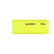 Goodram USB ključek, USB 2.0, 8 GB, UME2, rumena, UME2-0080Y0R11, USB A, s pokrovom