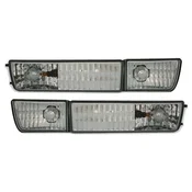 OEM Kristalni clear glass migavci sa ukrasnom maglenkom, Hrom