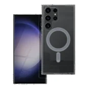 OEM Ovitek za Samsung S23 ULTRA Clear Mag Cover (STR), združljiv z MagSafe, prozoren