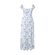 HOLLISTER Haljina  plava / pastelno plava / pastelno narancasta / bijela