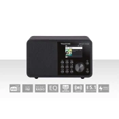 Nedis DIRA M 1 A Mobilni EWF Mono večnamenski radio na baterije DAB+/FM/Internet/Bluetooth Črna