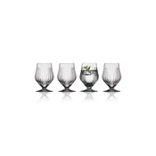 Lyngby Glas komplet kozarcev na peclju za vodo iz barvanega stekla 400 ml