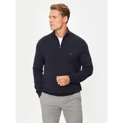 Tommy Hilfiger Pulover Essential MW0MW37331 Mornarsko modra Regular Fit