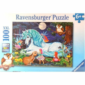 Ravensburger puzzle - Magicna šuma - 100 delova