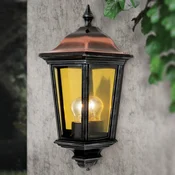 ORION Antoine vanjska zidna svjetiljka poluljuske - Anticki - srebro, bakar, prozirno - Metal