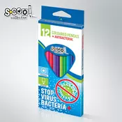 S-COOL Drvene bojice Antibacterial/ set 1/12 sc1283