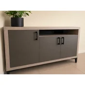 Komoda Kivi, 127x40x74, drvo/sivo