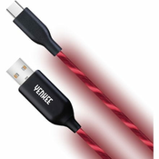 Yenkee Kabel USB Yenkee YCU 341 RD LED Kabel USB C/1m