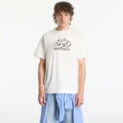Majice Palm Angels Pa Pool Regular Tee Off White/ Black M