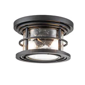 Elstead Lighting Elstead Feiss Lighthouse Zunanja vgradna teksturirana črna, IP44, (22098522)