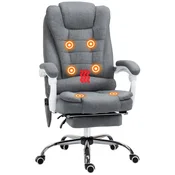 Homestar Pisarniški stol z masažno funkcijo 65x138x98-104 cm siva
