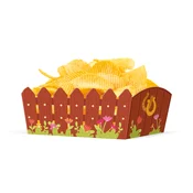 Party škatlica za krompirček Konjički 15 x 10 cm, 3 kos