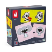 Janod Puzzle Duonimo Poišči nasprotja živali 24 kos