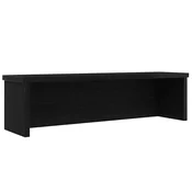 Vidaxl Kuhinjsko stojalo ki ga je mogoče zlagati črn 50x15x16 cm