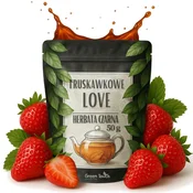 shumee Črni čaj STRAWBERRY LOVE 50 g z liofiliziranimi jagodami