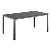 KETTLER CUBIC/KETTALUX aluminijasta jedilna miza 160x90 cm – antracit/antracit