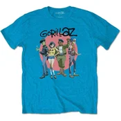 Gorillaz Group Circle Rise Sapphire Blue M Majica