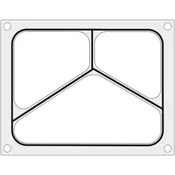 Hendi Matrica za zvarilne stroje MCS za tridelno pladnjo 227x178 mm - Hendi 805480