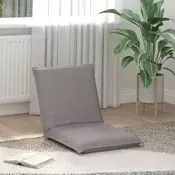 vidaXL Tlorisni stol Taupe 54 x 64 x 59 cm blago