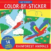 My First Color-By-Sticker Book - Rainforest Animals