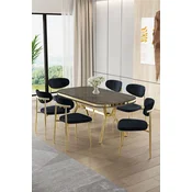 Hanah Home Trpezarijski set, 7 komada, Teget