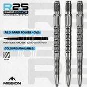 MISSION | R2.5 Rapid | GV2 | Silver | Steel Tip konice