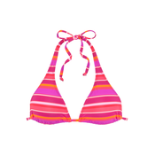 s.Oliver Bikini zgornji del lila/svetlo oranžna/roza/bela