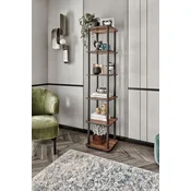 Hanah Home Polica za knjige Bookcase 6 Tiers Square, Orah
