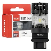 AMiO Lumitec 3156 P27W LED žarnica, 12V, Full Canbus, bela