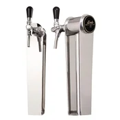 ich-zapfe Schanksäule Naked 1-leitig, nerjavno jeklo, 463 mm višina, kompaktna bierzapfsäule, (5000216419)
