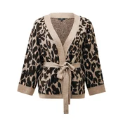MEXX Kimono bež/temno rjava