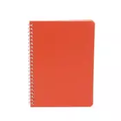 Kolegij blok - A5, špiralni, črtni, 60 listov, PP, 80 g, oranžen