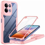 Hibridni Full body ovitek Techsuit ColorVerse 360 za Xiaomi Redmi 17 4G/5G - pink